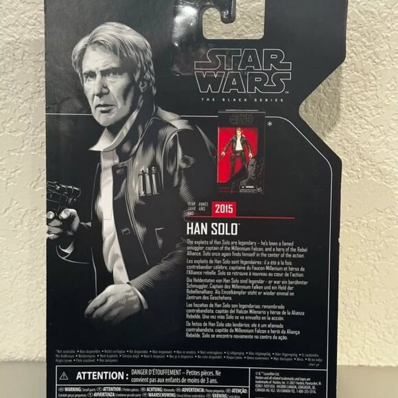 NEW Star Wars Black Series Archive Han Solo 6" Figure Disney Hasbro NIB - Picture 2 of 2